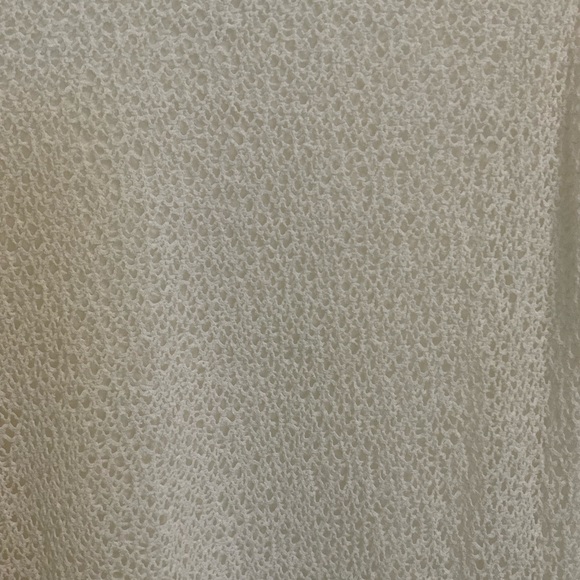 Sheer Lace Mesh Front Top - Picture 2 of 4